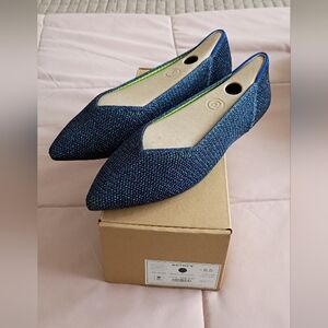 Rothy's The Point Metallic Lattice NIB Size 8.5